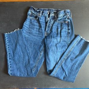 Old Navy Sky High Straight Jeans 6 Tall